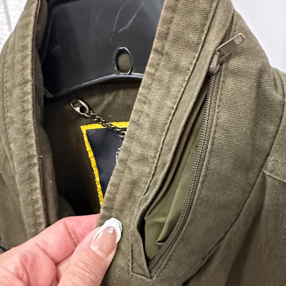 Embroidered Military Style Jacket - Picture 6 of 8